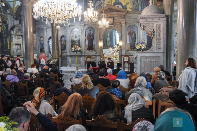 Посрещане на светините на преподобни Гавриил Ургебадзе в Бургас