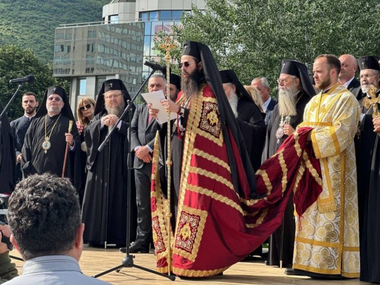 Части от словото на Сливенския митрополит Арсений при въдворяването му в престолния град Сливен