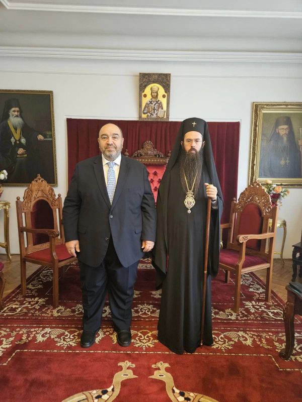 Посещение на посланика на Република Гърция в Сливенска митрополия